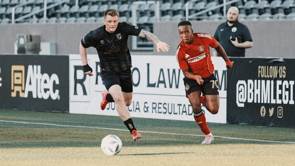 Birmingham Legion FC defender Stephen Turnbull made his club debut on Saturday against Atlanta United FC.