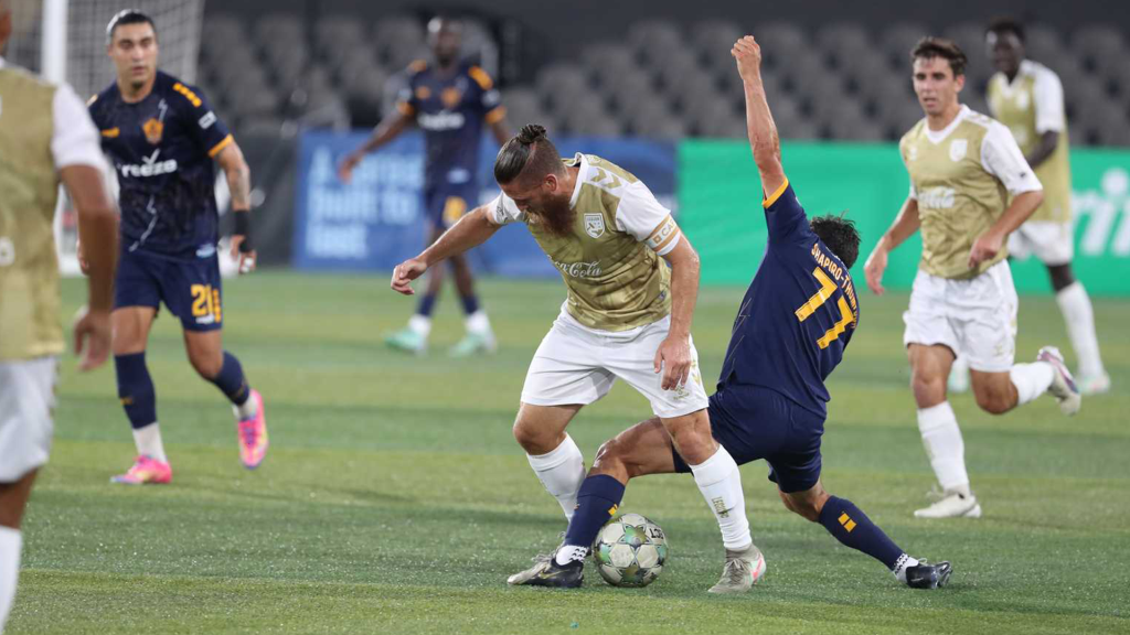 Birmingham Legion FC was unable to overcome a first half red card in a loss to Rhode Island FC.