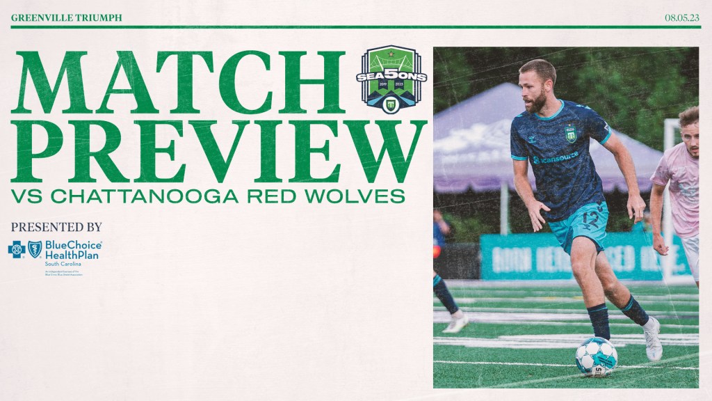 Match Preview for Greenville Triumph vs Chattanooga presented by BlueChoice HealthPlan.