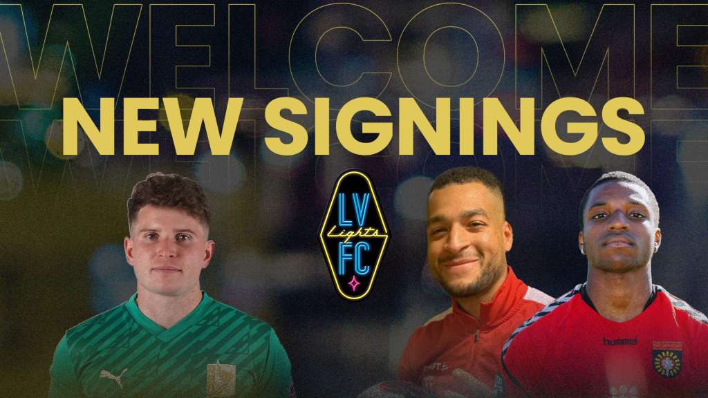 Joe Gyau, Riki Alba and Austin Wormell join Las Vegas Lights FC for the 2024 Season