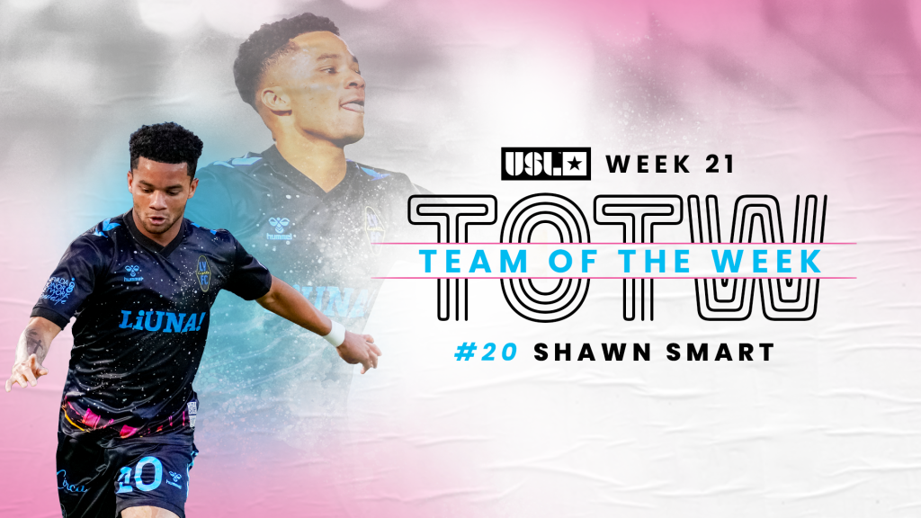 Las Vegas Lights FC Shawn Smart USL Championship Team of the Week for Week 21