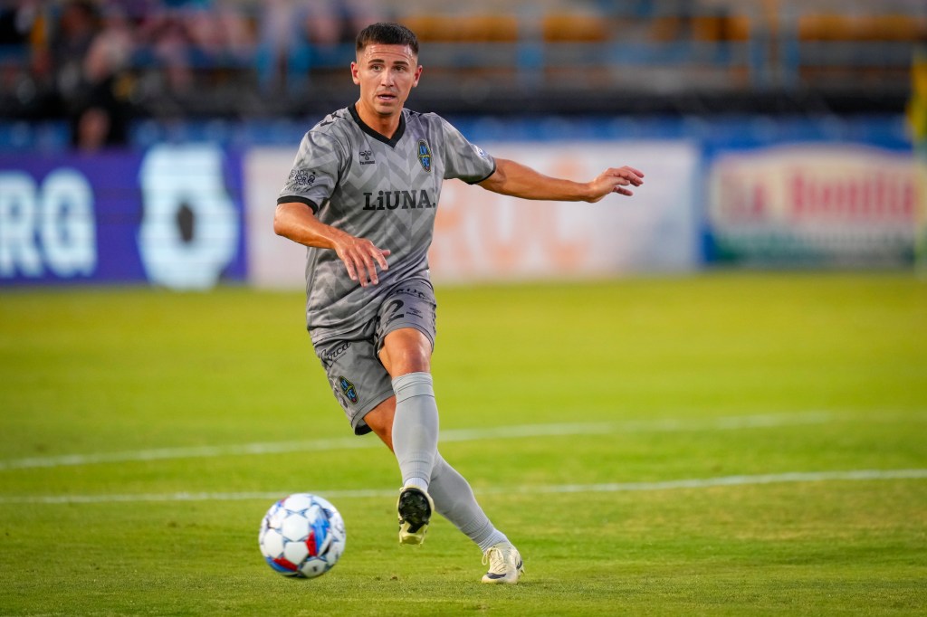 Las Vegas Lights FC defender Joe Hafferty