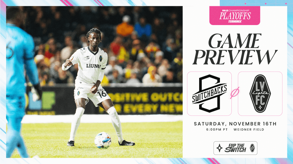 Western Conference Preview | Las Vegas Lights FC at Colorado Springs Switchbacks FC - November 16, 2024