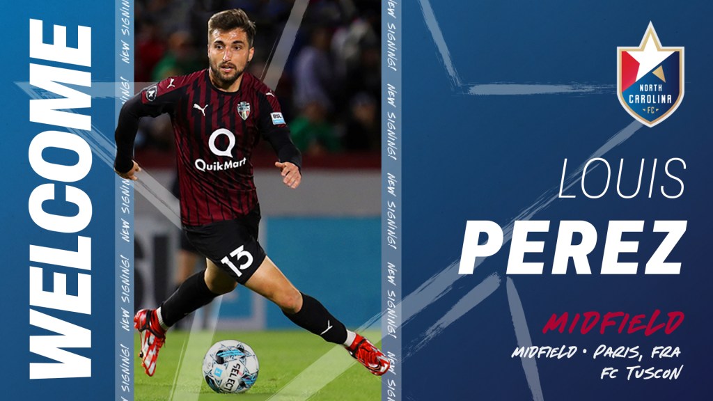 Welcome Louis Perez! Midfielder, Paris, France, FC Tucson