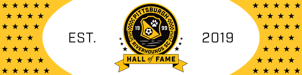Picture of the Pittsburgh Riverhounds Hall of Fame banner 