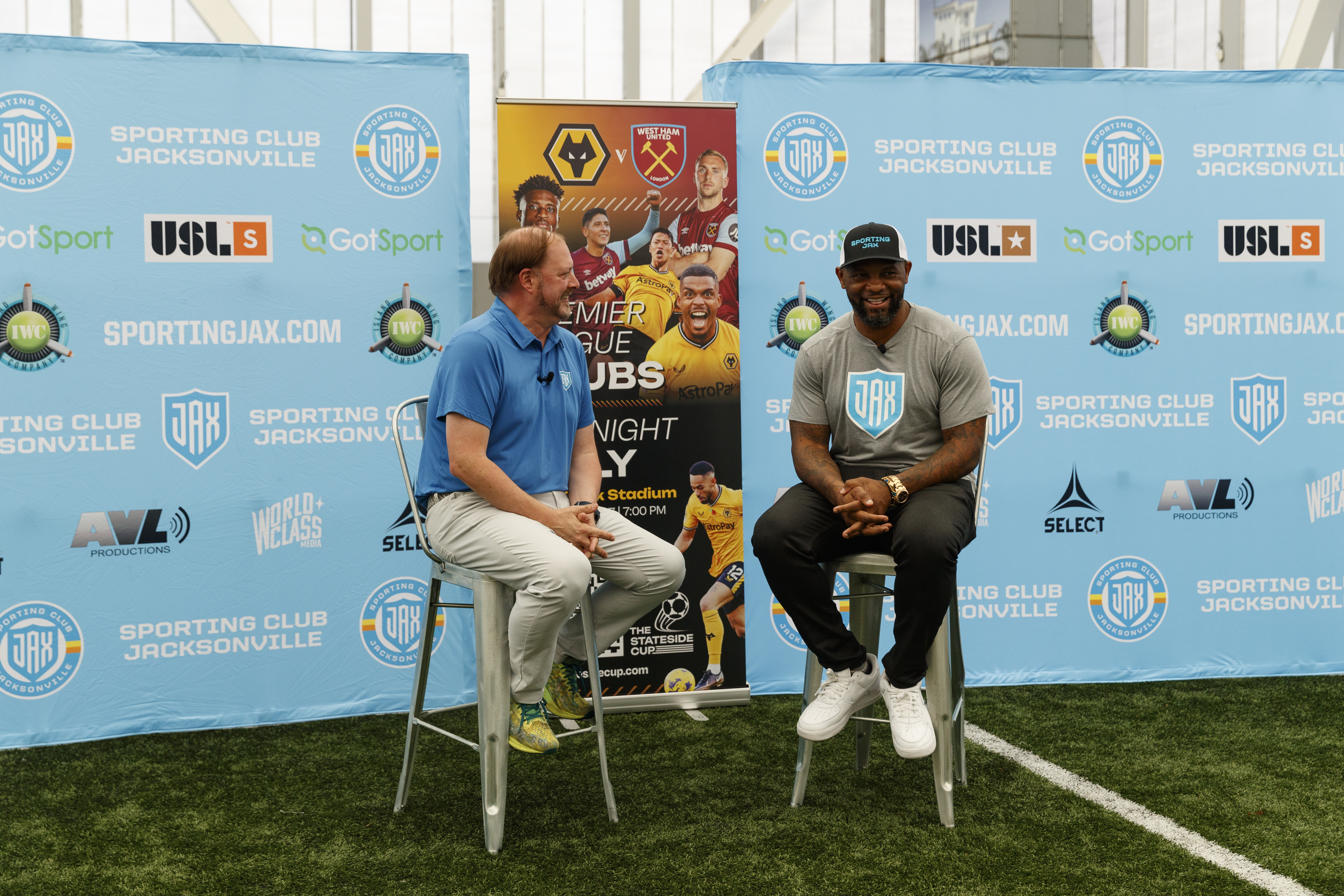 Fred Taylor and Cole Pepper discuss the upcoming youth clinic 