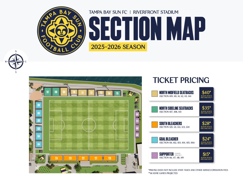 2025-26 Season Ticket section map