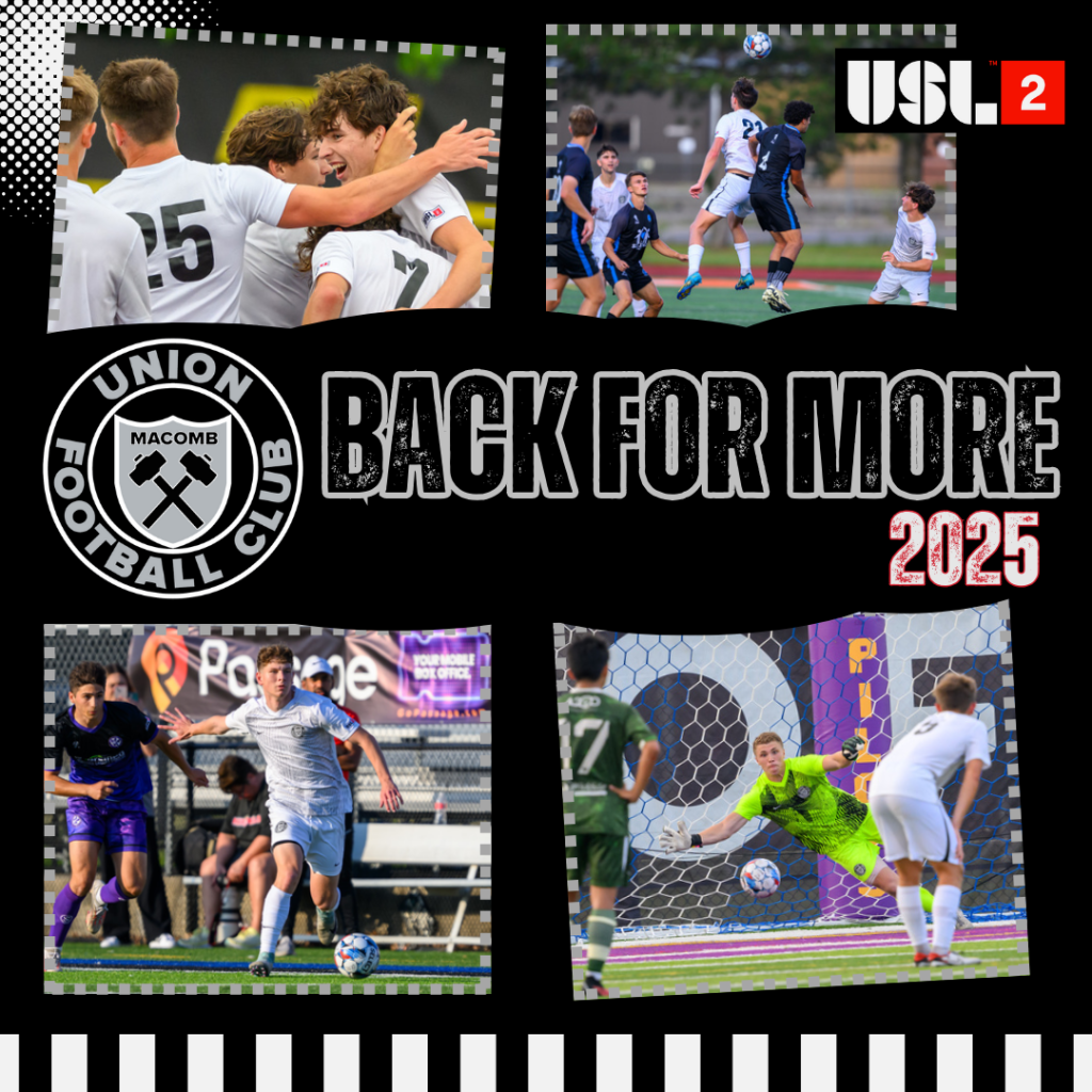 Union FC Macomb announces their second season in USL League Two 